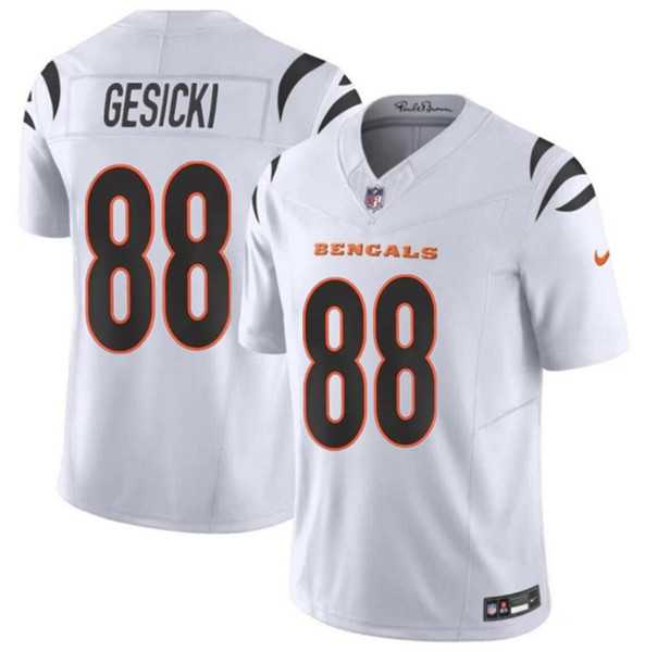 Youth Cincinnati Bengals #88 Mike Gesicki White 2024 F.U.S.E. Vapor Untouchable Limited Stitched Jersey Dzhi->youth nfl jersey->Youth Jersey
